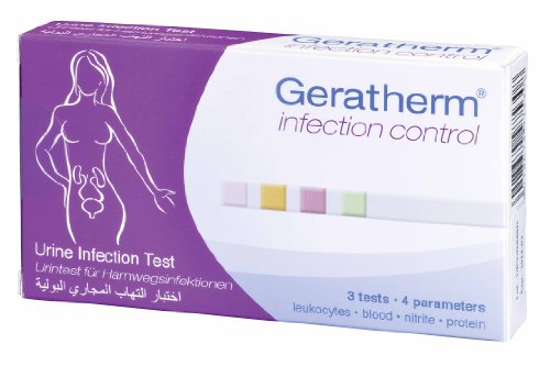Geratherm infection control, Urintest für Harnwegsinfektionen, 1er Pack (1 x 3 Stück) - 1